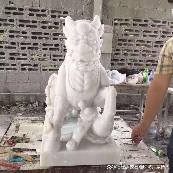 九游会网址登陆石雕麒麟在乡村建筑中的风格